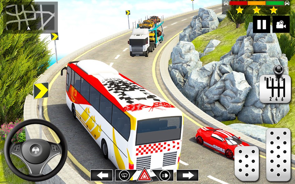 Mountain Bus Simulator 3D 4.1 APK + Mod (Unlimited money / Plus) for Android