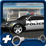 Free 3D Police Car Parking icon