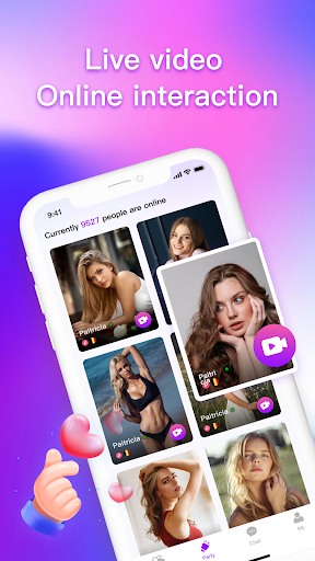 Android application LivMe-Live Random Video Chat screenshort