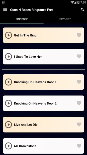 Captura 5 Guns N Roses Ringtones android