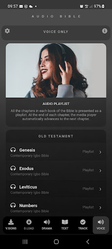 Android application Igbo Audio Bible screenshort