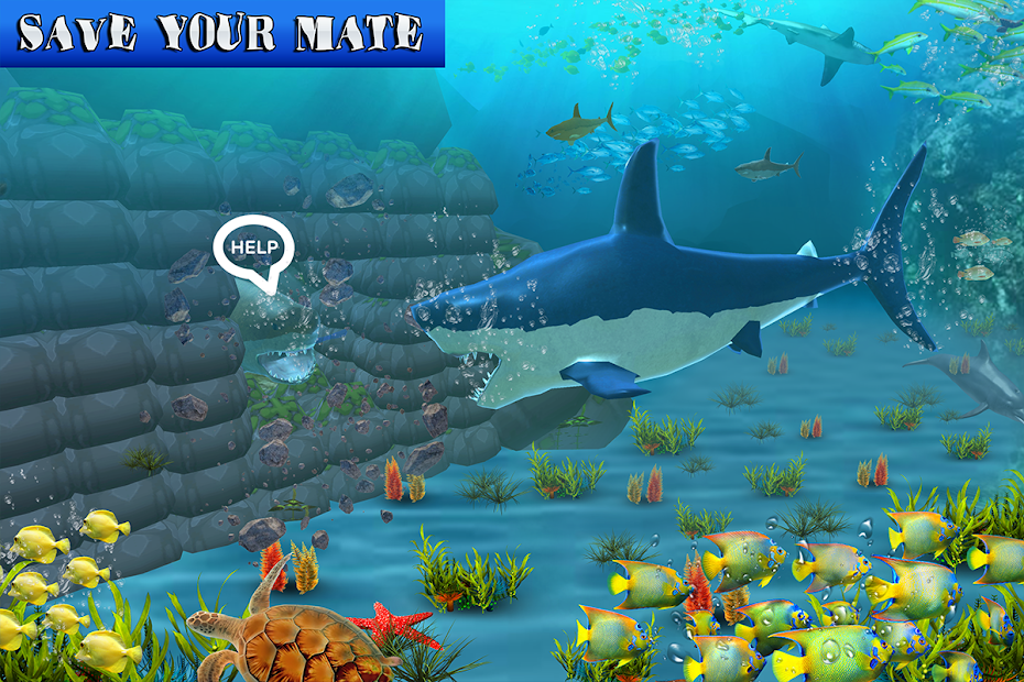 Screenshot 22 Big Shark  pequeños tiburones android