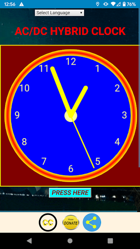 Android application AC/DC-Clock Web screenshort