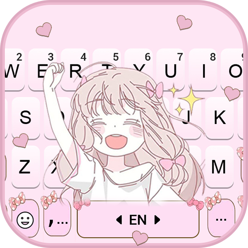 Happy Anime Girl Theme logo