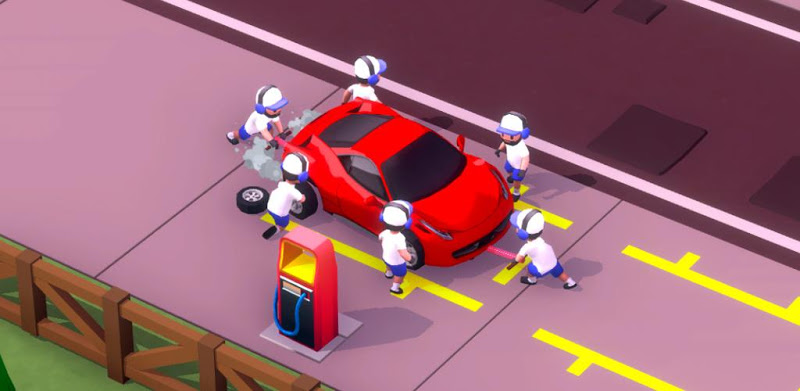 Idle Pit Stop Racing