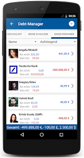 Schulden-Manager Pro Screenshot