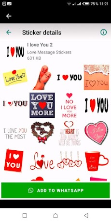 love stickers for message whatsappのおすすめ画像2