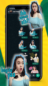 Captura de Pantalla 7 Stiker Cewek Cantik WASticker android