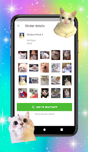 WAStickerApps Stickers Cats