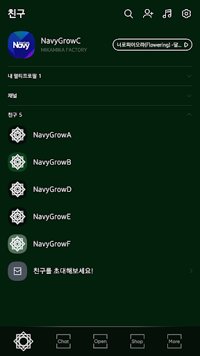 Modern GREEN-Kakao talk theme Screen 3