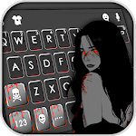 Cover Image of Download Creepy Bloody Woman Keyboard T  APK