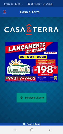 Android application Casa e Terra screenshort