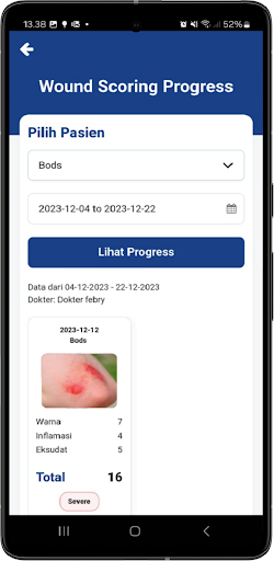 DP Wound Score Screen 2