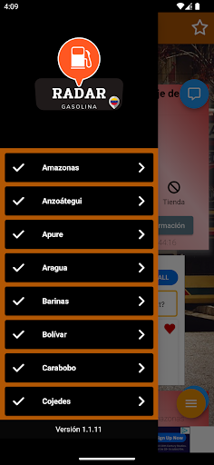 Radar Gasolina Screen 2