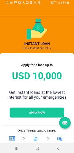 Instant Loan screen 2
