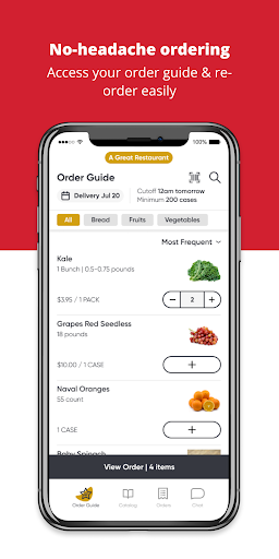 Android application McDonald Wholesale screenshort