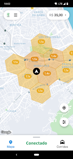 Android application 42taxi - Taxista screenshort