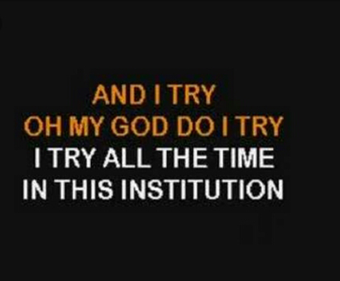 Karaoke with song lyrics