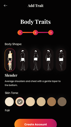 Android application Ombré - Your Fashion Stylist screenshort