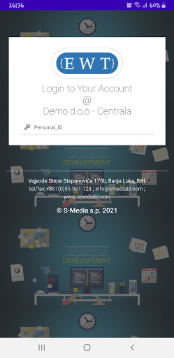 Android application EWT S-MEDIA screenshort