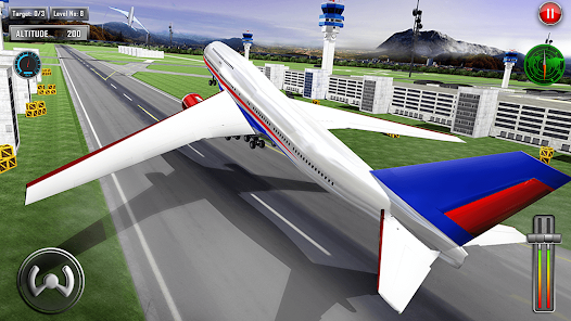 Real Plane Landing Simulator Mod + Apk(Unlimited Money/Cash) screenshots 1