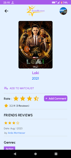 Share Reviews Screen 3