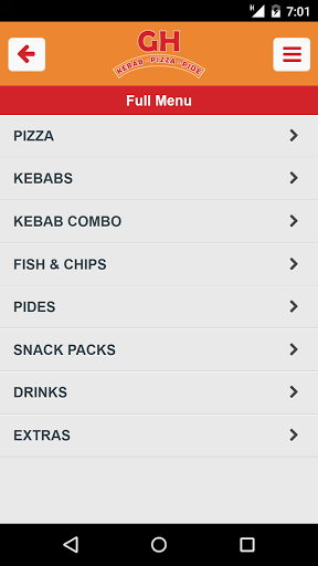 GH Indian Kebab & Pizza Screen 3