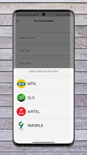 DATAS - Cheap Data | Airtime Screen 2