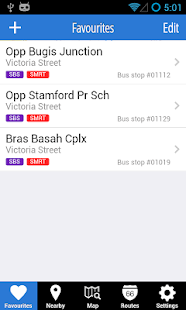bus@sg for Android Screenshot