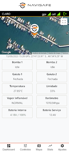 Android application NaviSafe screenshort
