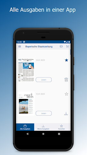 Android application BSZ ePaper screenshort