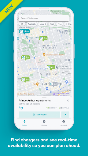 Android application Ivy Charging Network 2.0 screenshort