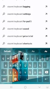 Xiaomi redmi note 10 keyboard