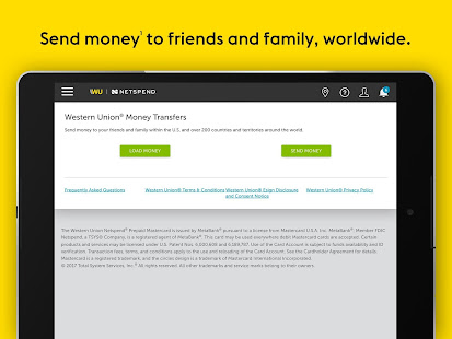 Western Union Netspend Prepaid