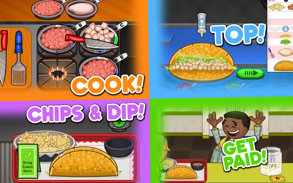 Papa'S Taco Mia HD MOD APK V1.1.1 (Paid For Free) - Jojoy