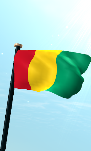 Android application Guinea Flag 3D Free Wallpaper screenshort