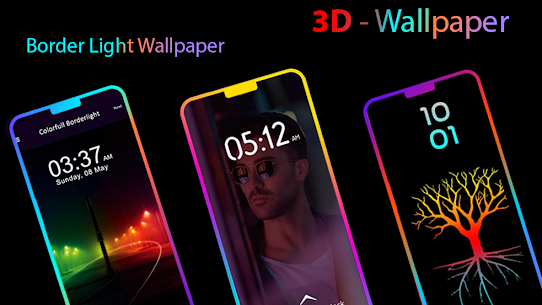 Border Light Wallpaper Live Color Wallpaper Free Apk app for Android 1