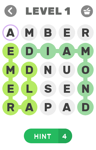 Find the Stone - Word Quiz Screen 2