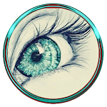 Cover Image of ダウンロード realistic eyes drawing 7.0 APK