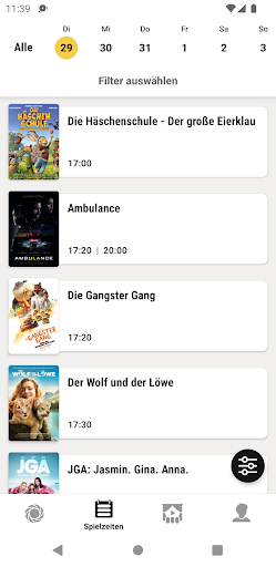 Lieblingskino - CINEWEB Screen 3