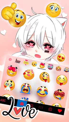 Cute Cat Boy Theme Screen 3
