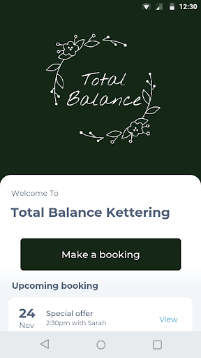 Android application Total Balance Kettering screenshort