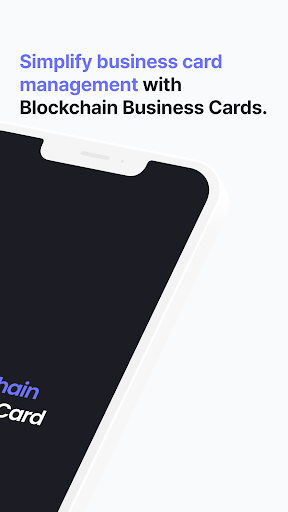 Blockchain Business Card Screen 3