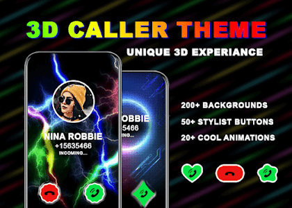 3D Call Screen & Caller theme Unknown
