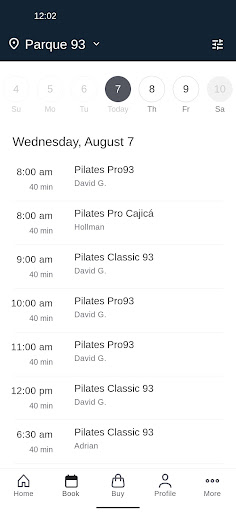 Pilates ProWorks Screen 2