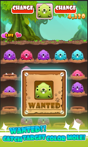 Catch! Catch! Moles! Screen 2
