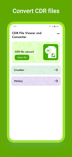CDR File Viewer and Converter Screen 2