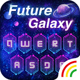 Neon Galaxy Keyboard Theme icon