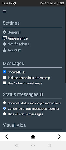 Chat Rooms Screen 3