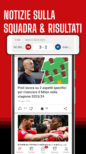 Rossoneri Live – App del Milan Screen 2